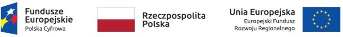 Fundusze Unijne - Cyfrowa polska - logo