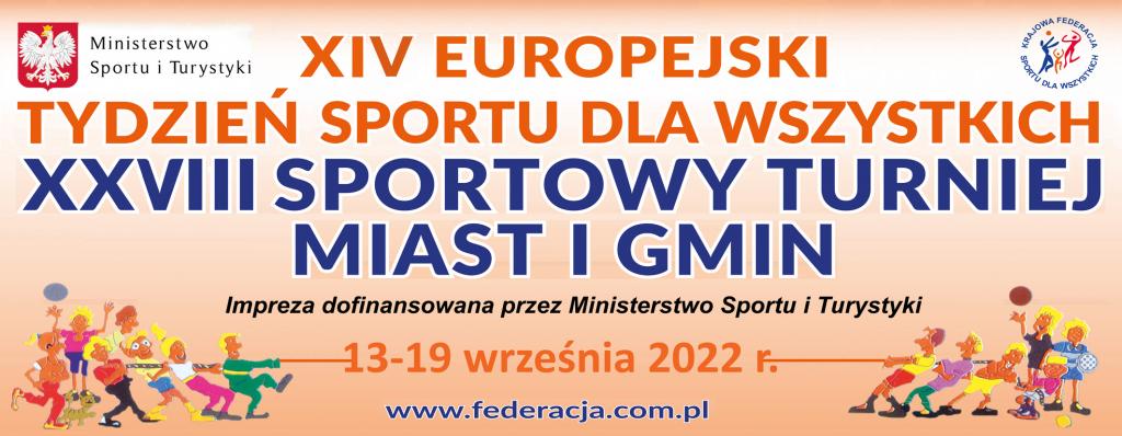 Plakat - XIV EUROPEJSKI TYDZIEŃ SPORTU DLA WSZYSTKICH - treść w artykule