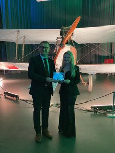 Przedstawiciele Gminy Nowy Targ na gali finałowej LIFE Małopolska.