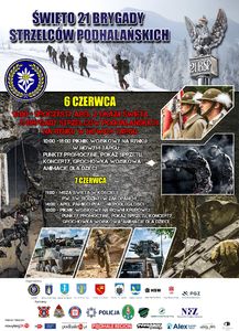 plakat opisujący przebieg wydarzeń