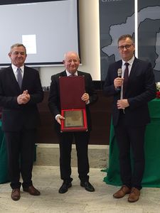 Fotografia dotycząca Pożegnanie przechodzącego na emeryturę Wójta Jan Smarducha