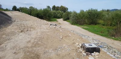 Fotografia dotycząca Postępy prac na budowie ścieżki rowerowej 4