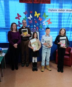 Laureaci Gminnego Konkursu Pięknego Czytania kategoria II-klasy IV-VI