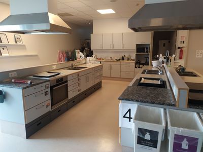 Kuchnia  do zajęć praktycznych w szkole w Selfoss