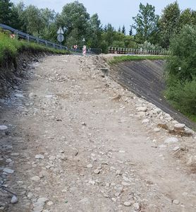 Fotografia dotycząca Postępy prac na budowie ścieżki rowerowej 4