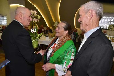 Fotografia dotycząca Jubileusz Diamentowych i Złotych Godów w Gminie Nowy Targ