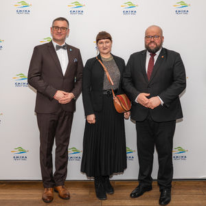 Ścianka Wójt Gminy Nowy Targ oraz Starosta Powiatu Nowotarskiego  - Spotkanie Przedsiębiorców