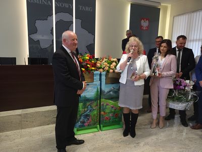 Fotografia dotycząca Pożegnanie przechodzącego na emeryturę Wójta Jan Smarducha