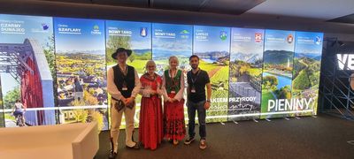 Przedstawiciele Gminy Nowy Targ na Targach Bike Expo