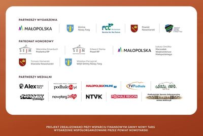 Partnerzy, patronaci honorowi wydarzenia
