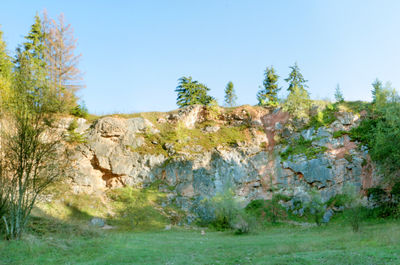 skałka rogoźnicka Panorama kamieniołomu