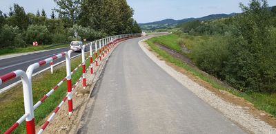 Fotografia dotycząca Postępy prac na budowie ścieżki rowerowej 4