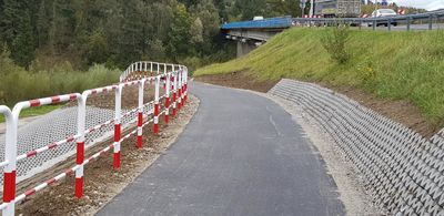 budowa ścieżki rowerowej - postęp prac