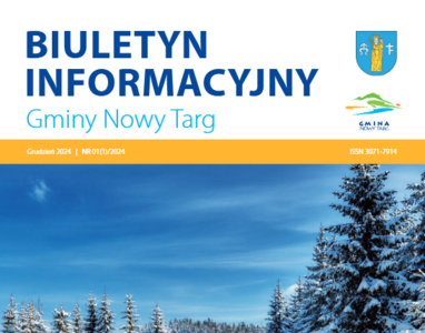 Pierwsze wydanie Biuletynu Informacyjnego Gminy Nowy Targ - okładka