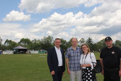 Wójt Gminy, Zastępca oraz Burmistrz Miasta Nowy Targ wraz z małżonką