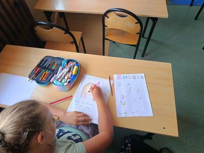 ​Uczestnicy programu profilaktycznego  &quot;Spójrz Inaczej&quot; w miejscowości Knurów