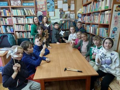Warsztaty w ramach projektu Biblioteki pełne dobrej energii - GBP Filia w Harklowj