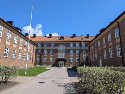 1. Budynek Noblaskolan w Helsingborg w Szwecji.