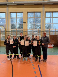 Zawody Strażackie - rozdanie nagród M ieszane