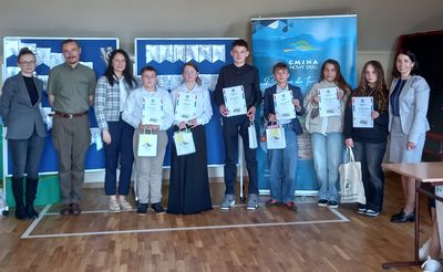 2. Zdjęcie zwycięzców Gminnego Konkursu Ekologicznego