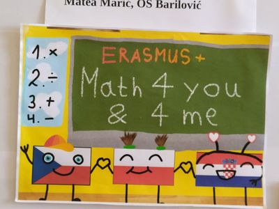 plakat z logo math4you&amp;amp;4me