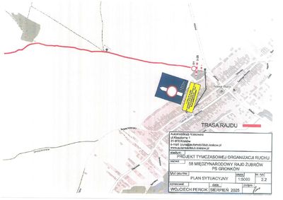 Utrudnienia Gronków - Nowa Biała 3
