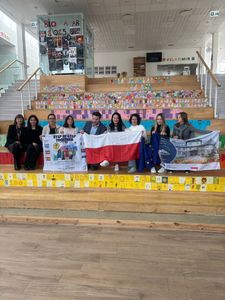 Grupowe zdjęcie uczestników wyjazdu