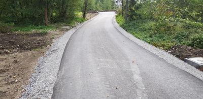 Fotografia dotycząca Postępy prac na budowie ścieżki rowerowej 4