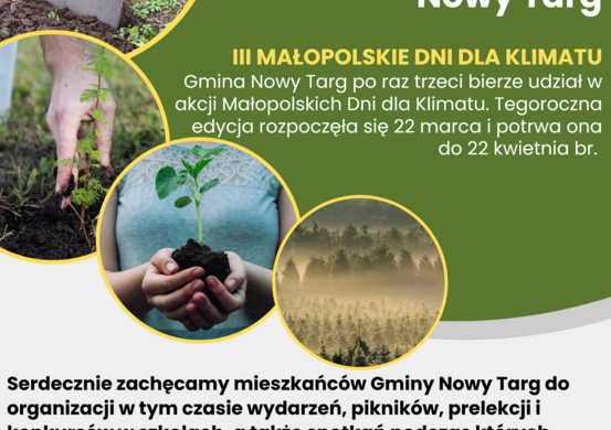 Małopolskie Dni dla Klimatu w Gminie Nowy Targ