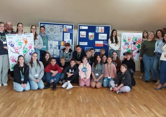 Wizyta uczniów z Rumunii w Szkole Podstawowej w Szlembarku w ramach Programu Erasmus+