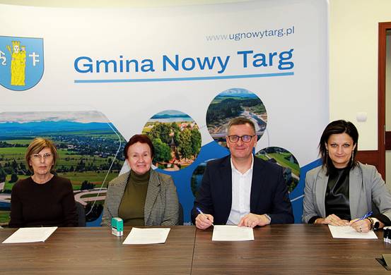 Kolejny etap rozwoju infrastruktury w Gminie Nowy Targ