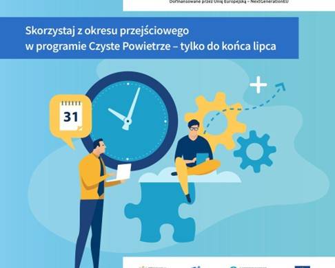 Kończy się okres przejściowy w programie Czyste Powietrze w naborze trwającym od 31.03.2025 r.