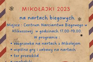 Mikołajki 2023 na nartach biegowych