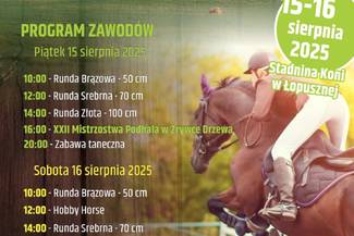 XXVIII Mistrzostwa Podhala w Skokach Przez Przeszkody oraz XXII Mistrzostwa Podhala w Zrywce Drzewa – Łopuszna 2025
