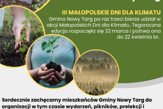 Małopolskie Dni dla Klimatu w Gminie Nowy Targ