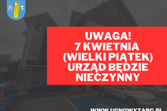 Wielki Piątek Urząd Zamknięty