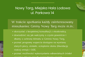Zaproszenie na 29 Podhalańskie Targi Budownictwa z Ekodoradcą Gminy Nowy Targ