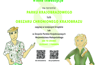 Informacja Zespołu Parków Krajobrazowych Województwa Małopolskiego dotycząca działań realizowanych na obszarze chronionego krajobrazu