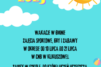 Wakacje w Gminie Nowy Targ 2023