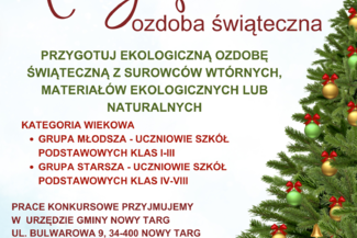 Konkurs plastyczny - Ekologiczna Ozdoba Świąteczna