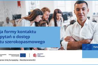 Nowy formularz kontaktowy do pytań o dostęp do szerokopasmowego internetu. Orange w Gminie Nowy Targ. Krajowy Plan Odbudowy