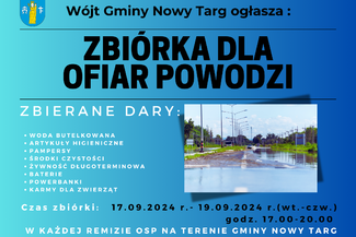 Zbiórka dla ofiar powodzi