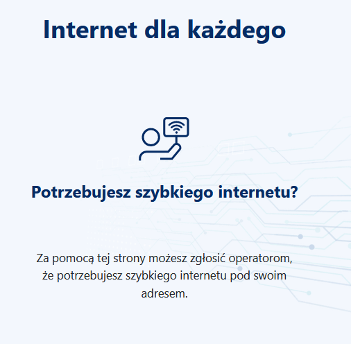 plakat Internet dla każdego 