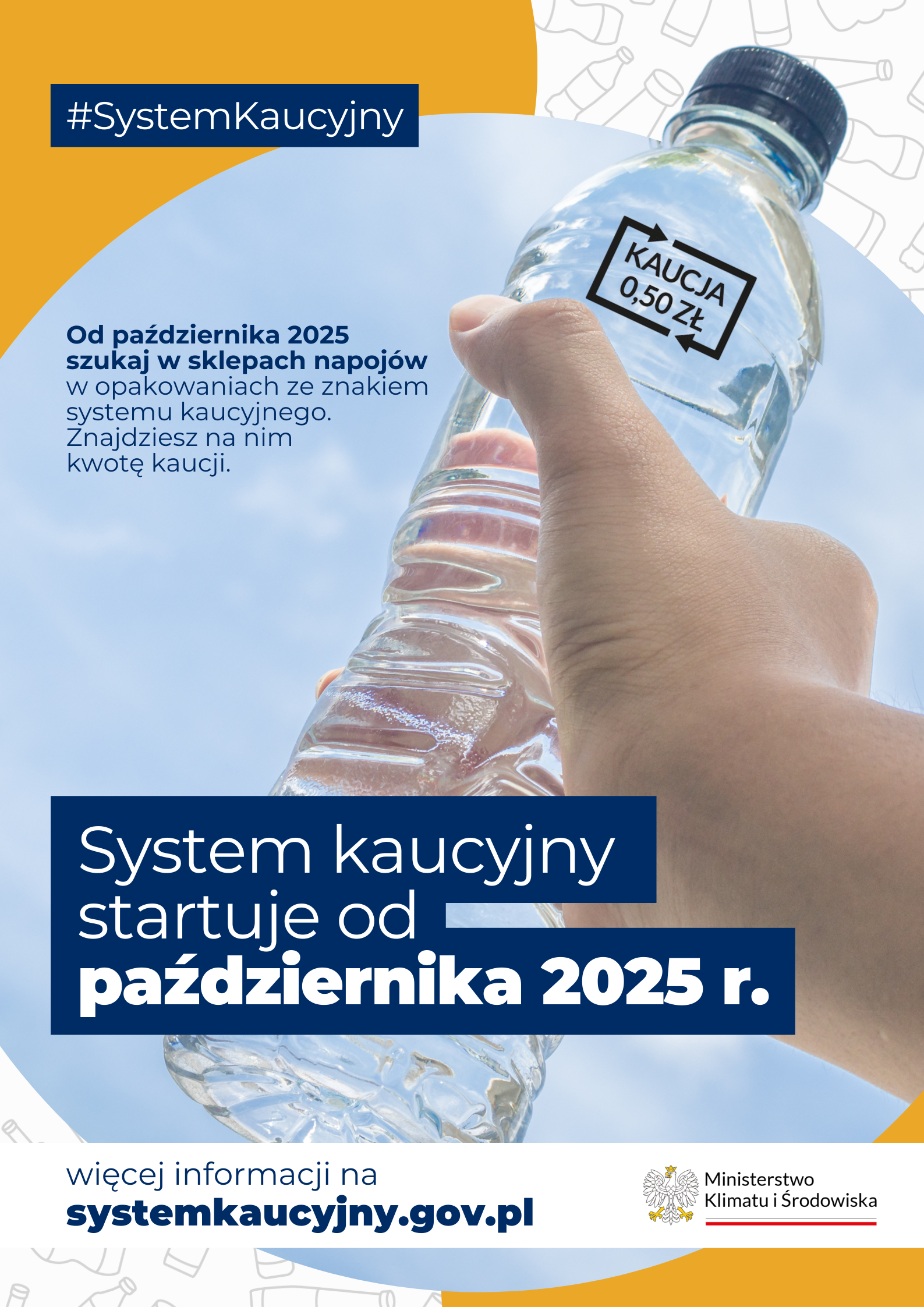 Plakat 1 system kaucyjny TERMIN rozmiar A2 wersja