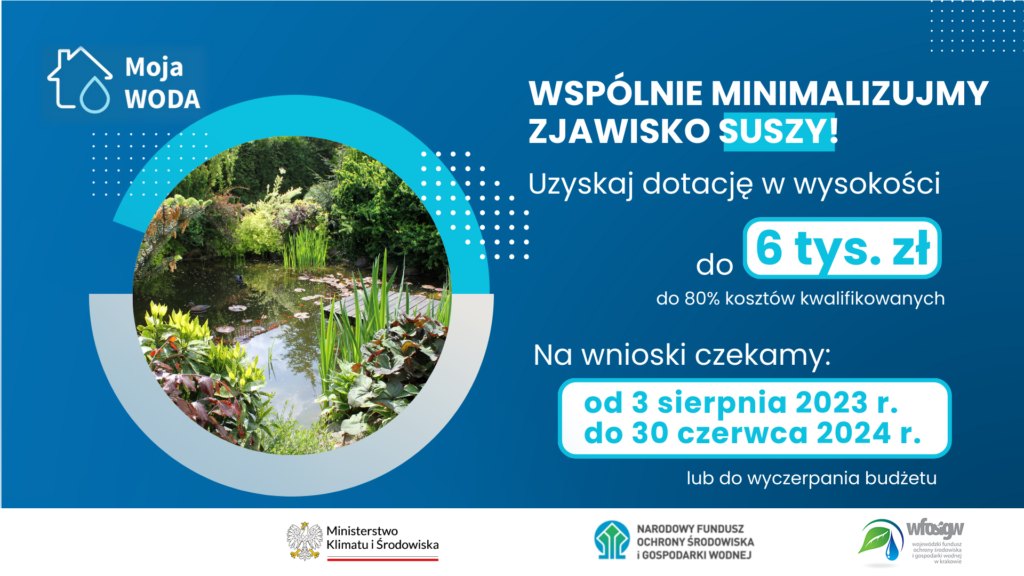 Moja Woda WSPÓLNIE MINIMALIZUJMY ZJAWISKO SUSZY