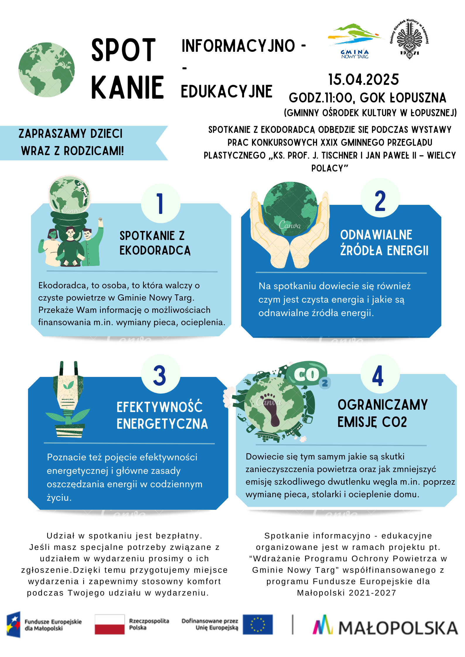 Plakat konkurs plastyczny z ekodordcą