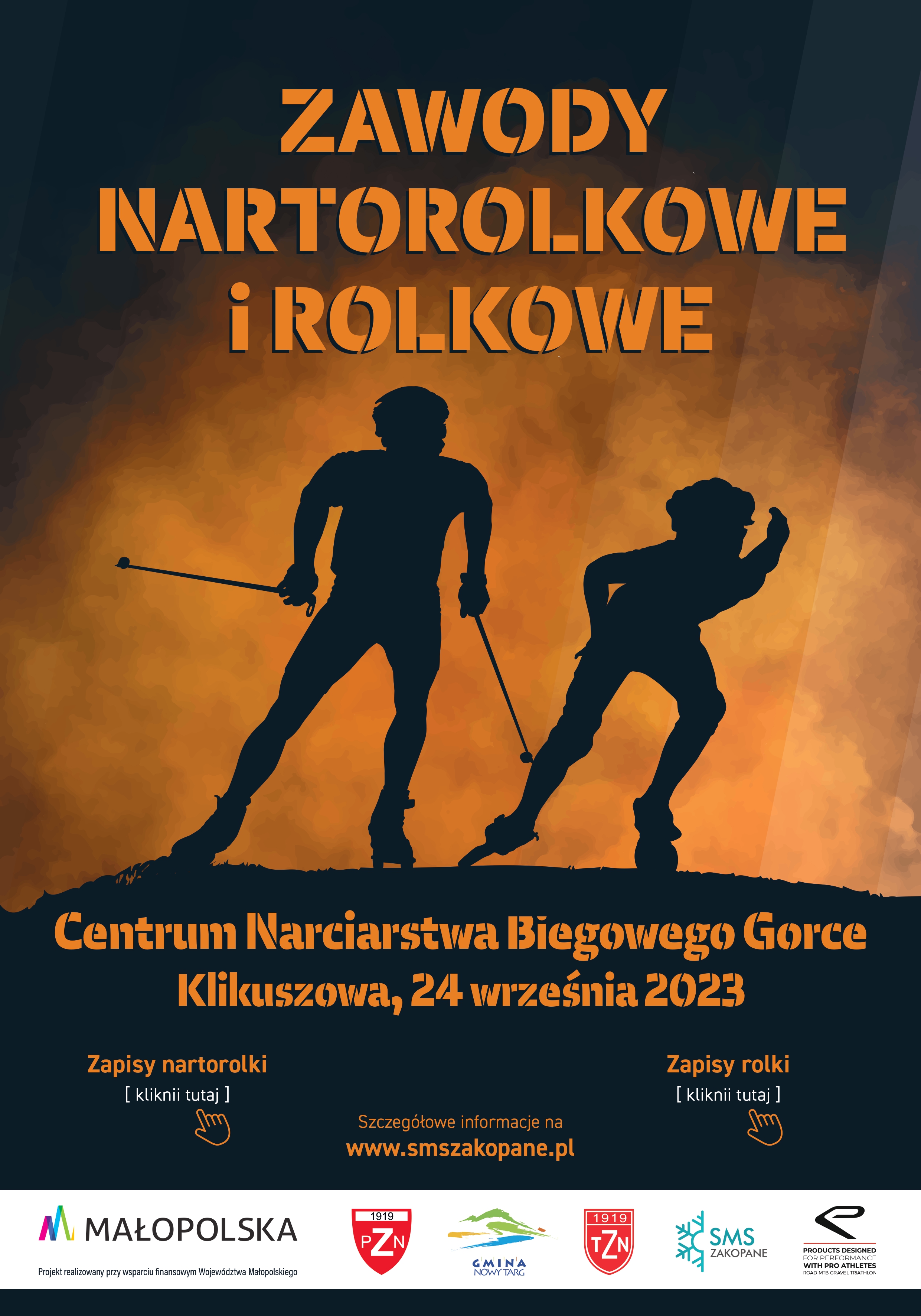 Plakat Zawody rolkowe