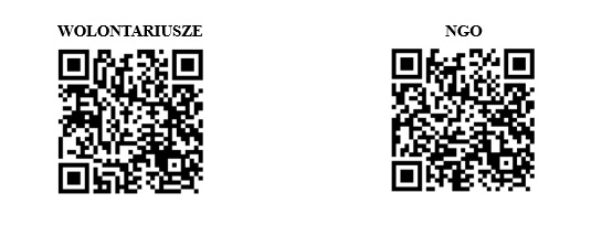 kod QR dla wolontariuszy 