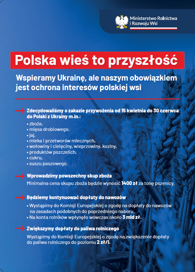 Plakat Polska Wieś