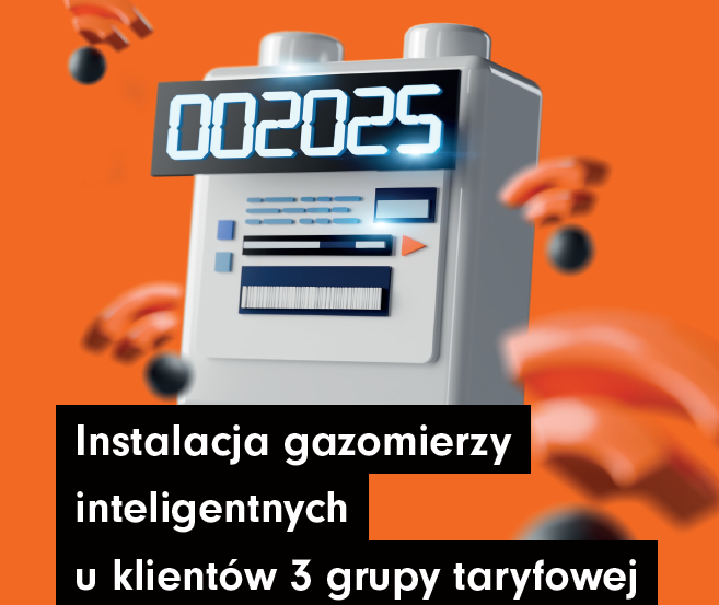 Instalacja gazomierzy - początek ulotki